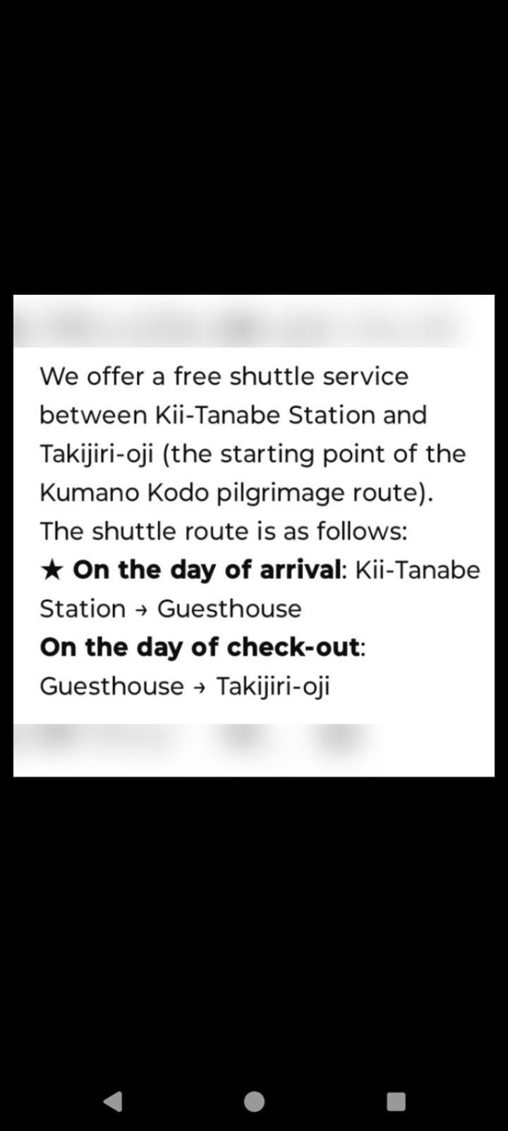 Kumano Kodo Nagano Guesthouse Танабе Экстерьер фото